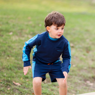 Geggamoja College Shorts Marinblå