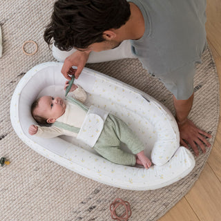 Doomoo Babynest Blomster, Gul