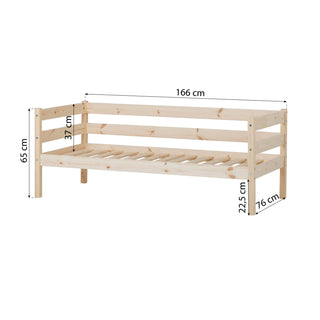 Hoppekids ECO Comfort Juniorsäng 70x160 cm, Natural Wood