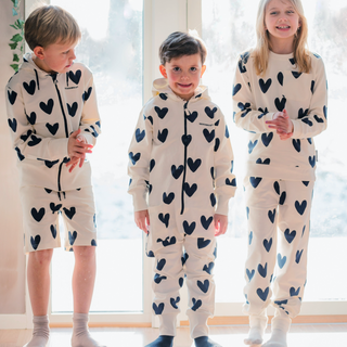 Geggamoja College Jumpsuit Hjärtan