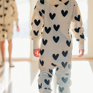 Geggamoja College Jumpsuit Hjärtan