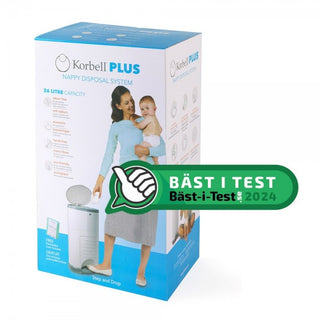 Korbell Plus Blöjhink (Vit)