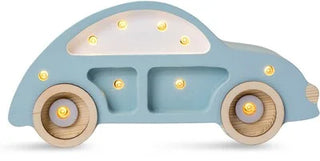 Little Lights Mini Lampa Bil, Retro Blue