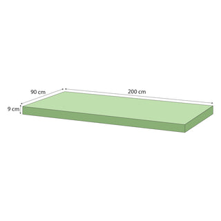 Hoppekids Foam Madrass Juniorsäng 90x200, White