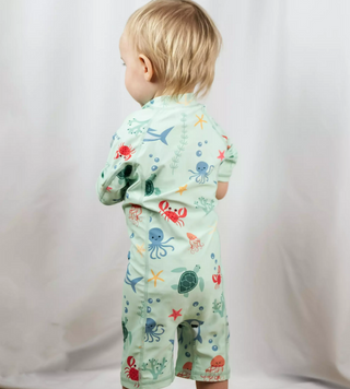 Geggamoja UV-Dräkt Havsdjur Blå