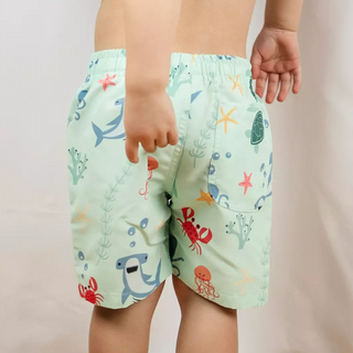 Geggamoja UV- Badbyxor Havsdjur blå