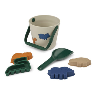 Liewood Strandset Dinosaurs / Mist