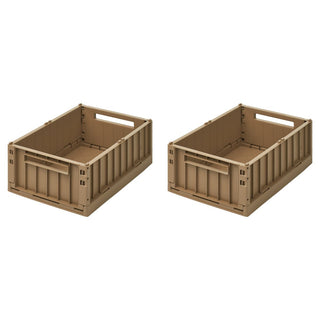 Liewood Förvaringslåda Weston 2-Pack Medium Brown