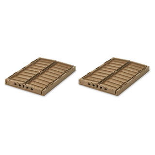 Liewood Förvaringslåda Weston 2-Pack Medium Brown