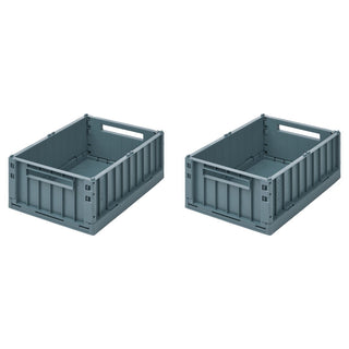 Liewood Förvaringslåda Weston 2-Pack Medium Blue