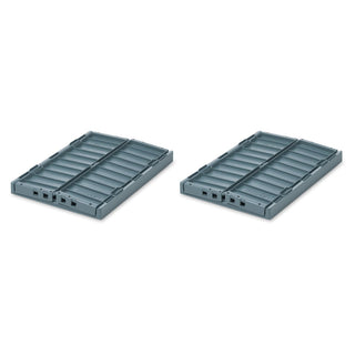 Liewood Förvaringslåda Weston 2-Pack Medium Blue