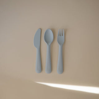 Mushie Bestickset Cutlery Blå