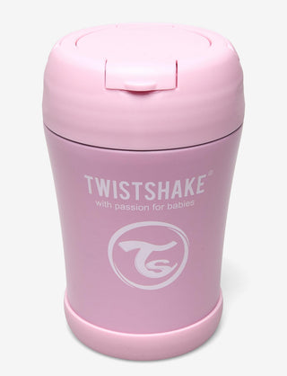 Twistshake Insulated Food Container Pastel Pink 350 ml