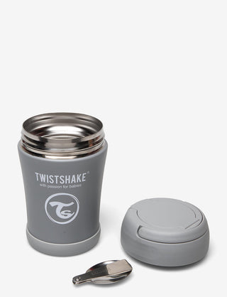 Twistshake Insulated Food Container Pastel Grå 350 m