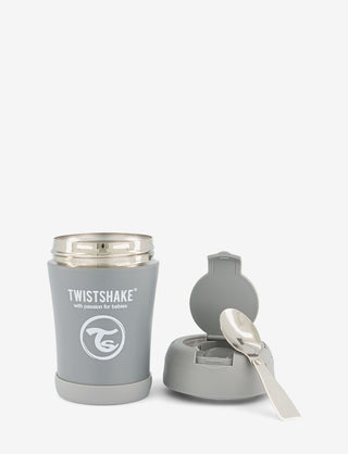 Twistshake Insulated Food Container Pastel Grå 350 m